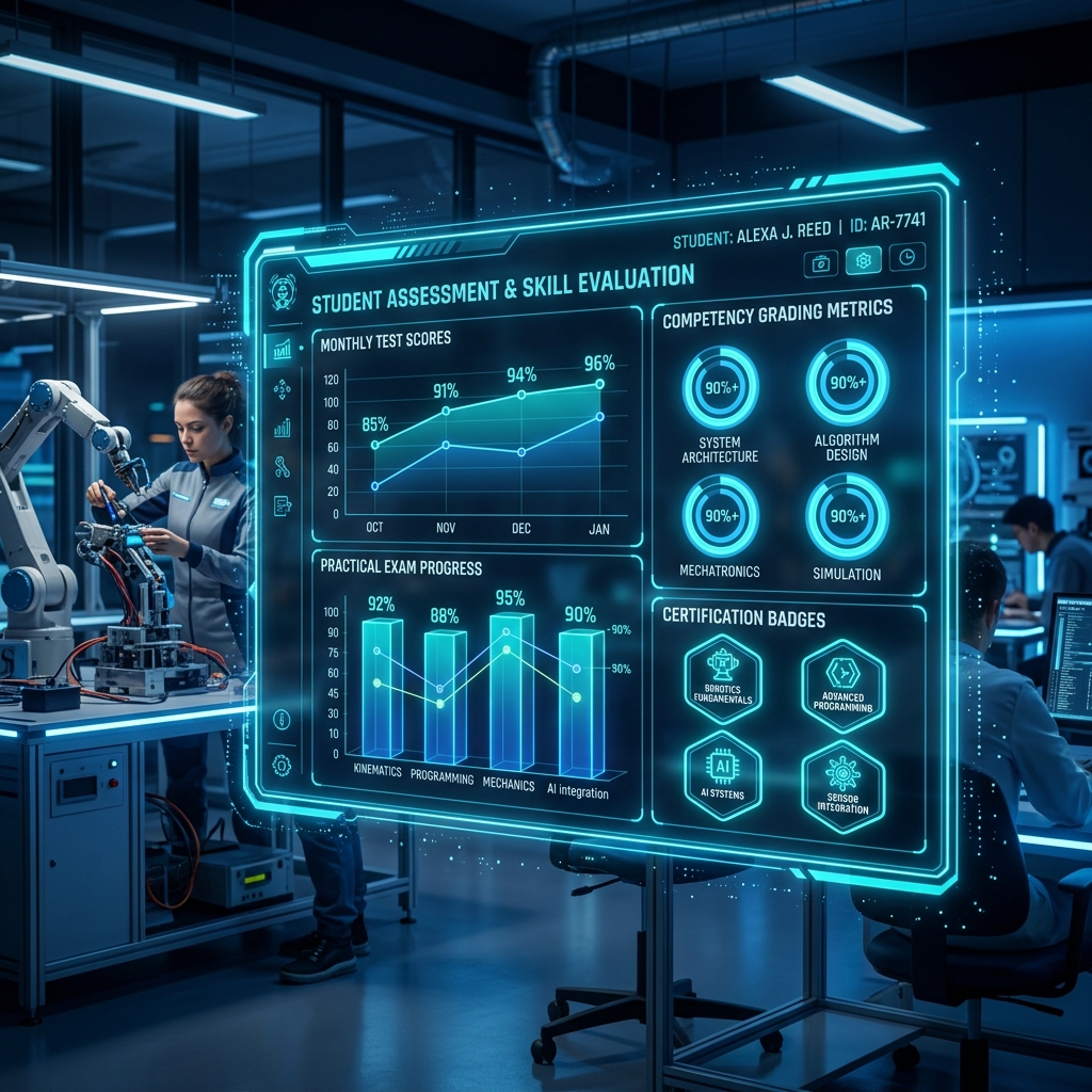 Monthly Robotics & AI Student Assessments